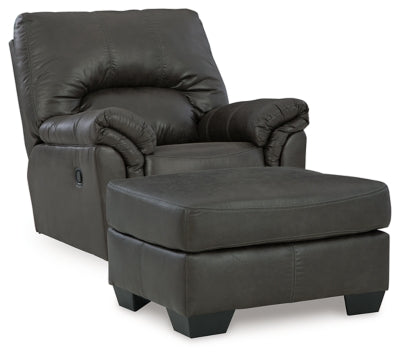 Bladen Recliner and Ottoman