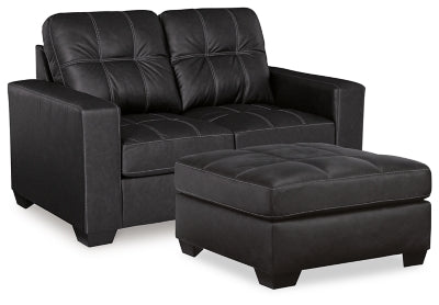 Barlin Mills Loveseat and Oversized Ottoman