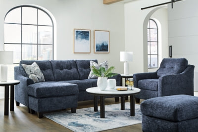 Keenelynn Sofa Chaise, Chair and Ottoman