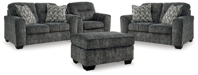 Lonoke 2 Loveseats, Oversized Chair and Ottoman