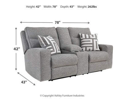 Biscoe Power Reclining Loveseat