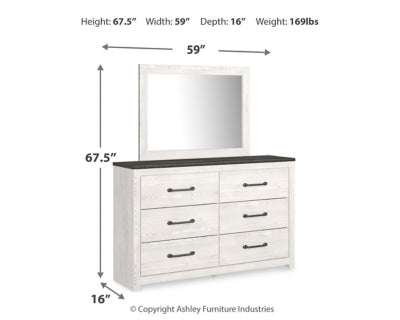 Gerridan Dresser and Mirror
