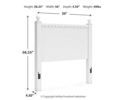 Mollviney Full Panel Headboard