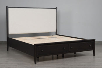 Portdown King/California King Upholstered Headboard with Roll Slat