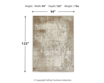Grifflain 7'10" x 10'3" Washable Rug