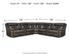 Kincord 3-Piece Power Reclining Sectional