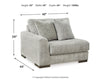 Regent Park Left-Arm Facing Corner Chair
