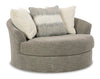 Creswell Oversized Swivel Accent Chair