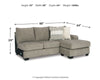 Creswell Right-Arm Facing Sofa Chaise
