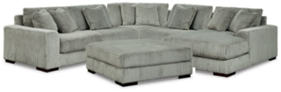 Lindyn 5-Piece Sectional and Ottoman