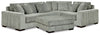 Lindyn 4-Piece Sectional and Ottoman