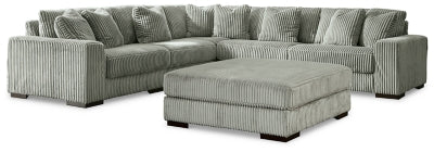 Lindyn 5-Piece Sectional and Ottoman