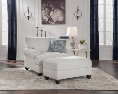 Avocet Oversized Chair and Ottoman