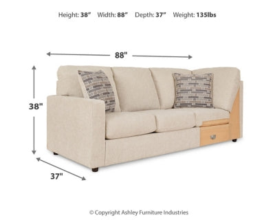 Edenfield Left-Arm Facing Sofa with Corner Wedge