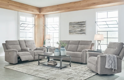 Barnsana Power Reclining Sofa, Loveseat and Recliner
