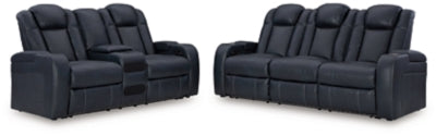 Fyne-Dyme Power Reclining Sofa and Loveseat