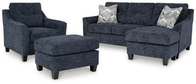 Keenelynn Sofa Chaise, Chair and Ottoman