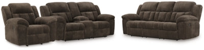 Frohn Reclining Sofa, Loveseat and Recliner