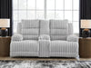 Technique Power Reclining Loveseat with Console