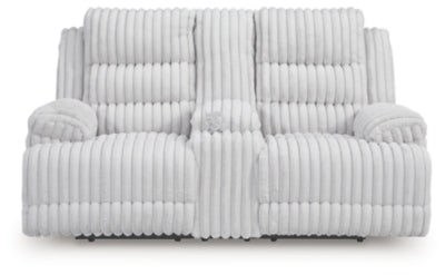 Technique Power Reclining Loveseat with Console
