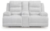Technique Power Reclining Loveseat with Console