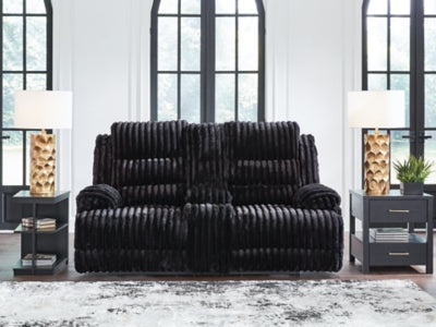 Technique Reclining Loveseat with Console