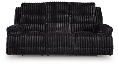 Technique Power Reclining Sofa with Drop Down Table