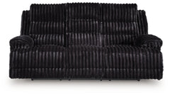 Technique Power Reclining Sofa with Drop Down Table