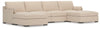 Regality 4-Piece Sectional and 2 Ottoman