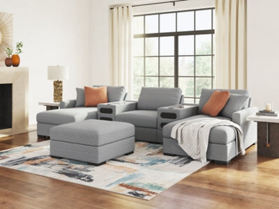 Omaha by Ashley 5-Piece Sectional with Audio System and Chaise