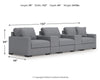 Omaha by Ashley 5-Piece Sectional with Storage Consoles