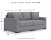Omaha by Ashley 2-Piece Sectional Loveseat