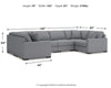 Omaha by Ashley 6-Piece Sectional