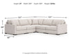 Omaha by Ashley 5-Piece Sectional