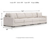 Omaha by Ashley 4-Piece Sofa