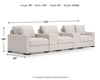 Omaha by Ashley 5-Piece Sectional with Storage Consoles