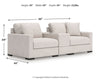 Omaha by Ashley 3-Piece Sectional Loveseat with Storage Console