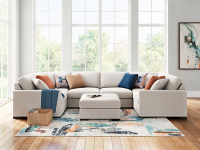 Omaha by Ashley 5-Piece Sectional with Audio System and Chaise