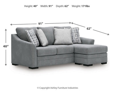 Lealand Heights Queen Sofa Chaise Sleeper