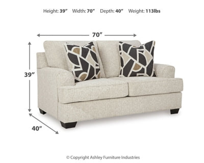 Heartcort Loveseat
