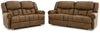 Boothbay Power Reclining Sofa and Loveseat
