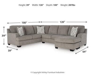 Erinsburg 2-Piece Sectional with Chaise