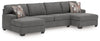 Seyler Lane 3-Piece Sleeper Sectional with Double Chaise