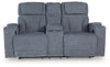 Forest Lake Power Reclining Loveseat with Console