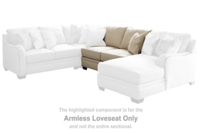 Luxora Armless Loveseat
