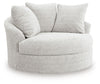 Snodoodle Oversized Swivel Accent Chair