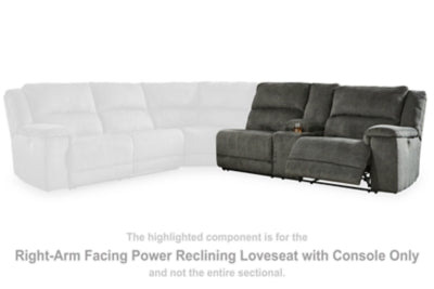 Keensburg Right-Arm Facing Power Reclining Loveseat with Console