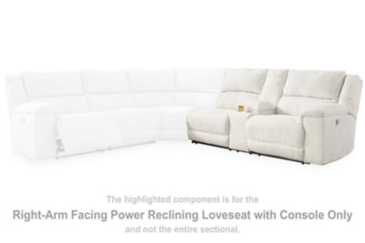 Keensburg Right-Arm Facing Power Reclining Loveseat with Console