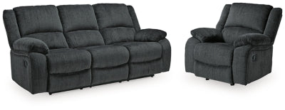 Draycoll Reclining Sofa and Recliner