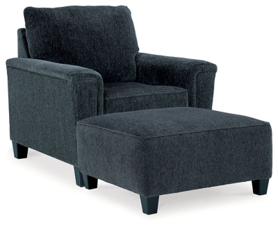 Abinger Chair and Oversized Ottoman